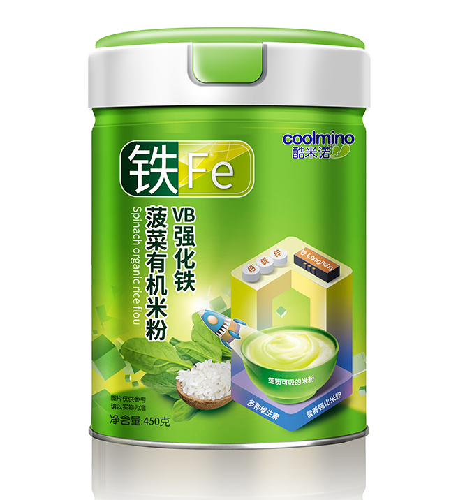 450克強化鐵有機米粉